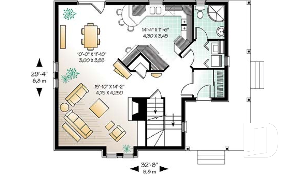 Rez-de-chaussée -  - Ellinson
