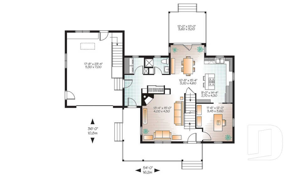 Rez-de-chaussée -  - La Campagnarde 3