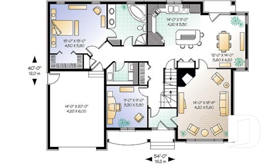 Rez-de-chaussée -  - Bourassa