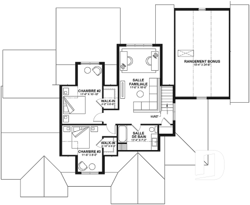 Étage - Magnifique maison classique avec 3 chambres dont une belle suite parentale au rez-de-chaussée - Wainwright 2