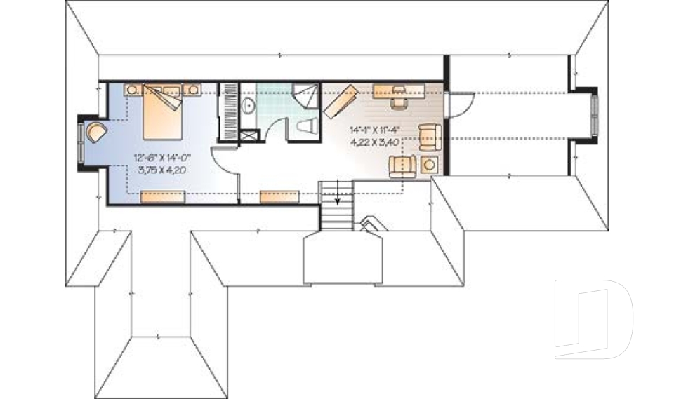 Étage -  - Danville