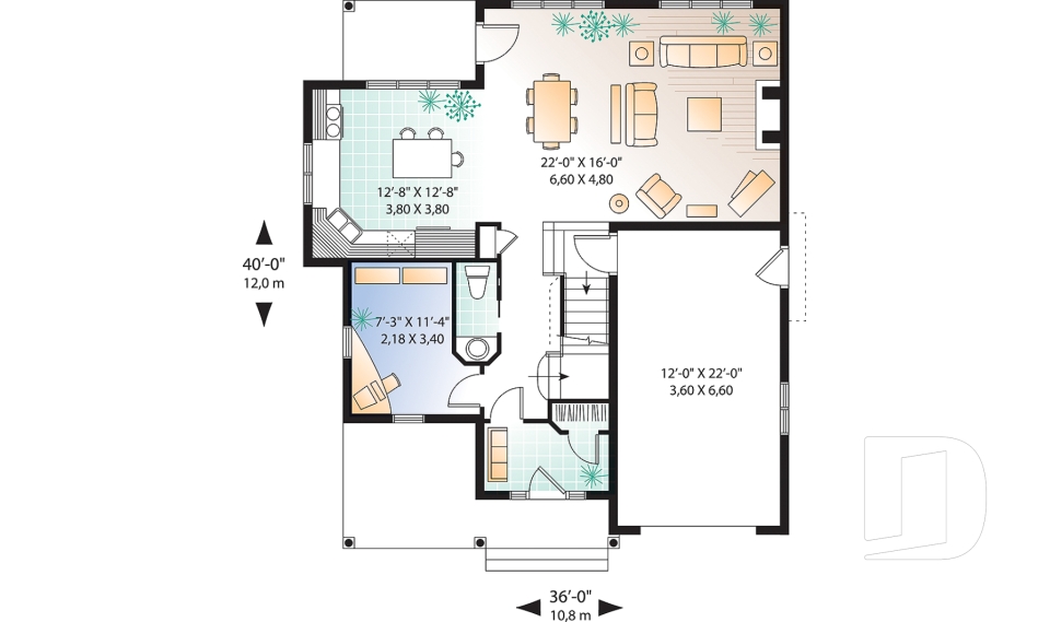 Rez-de-chaussée -  - Duvernay 3