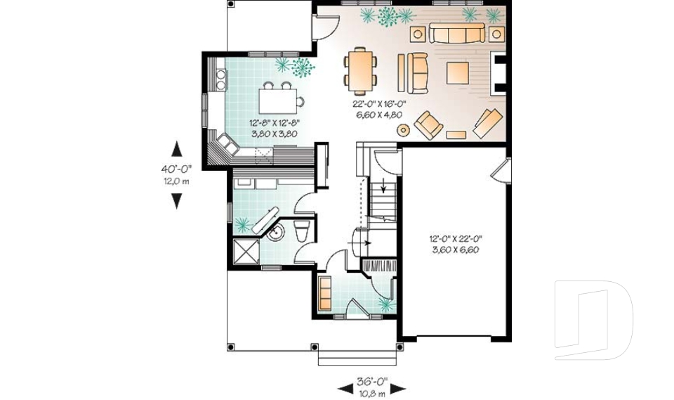 Rez-de-chaussée -  - Duvernay 2