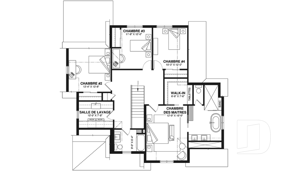 Étage -  - Duvernay 4