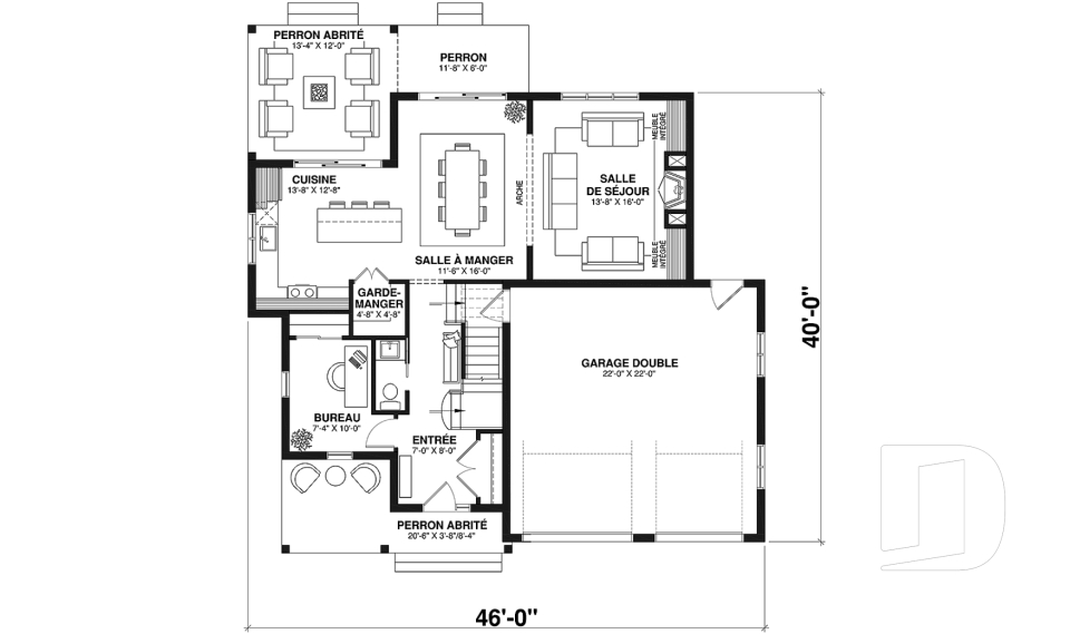 Rez-de-chaussée -  - Duvernay 4