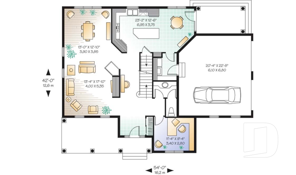 Rez-de-chaussée -  - La Canadienne 2