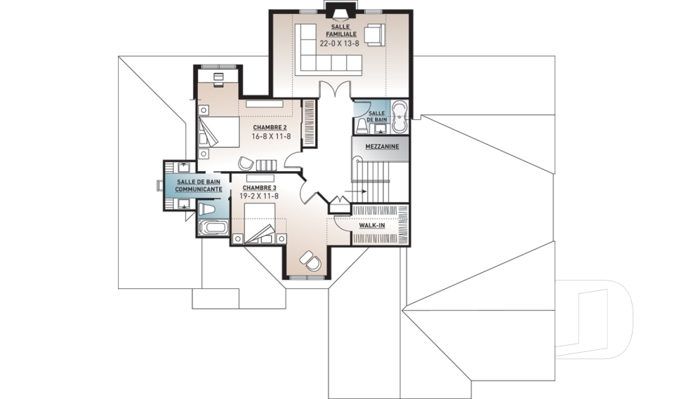 Étage -  - Quatres Bourgeois