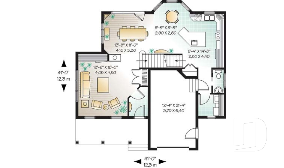 Rez-de-chaussée -  - Violane