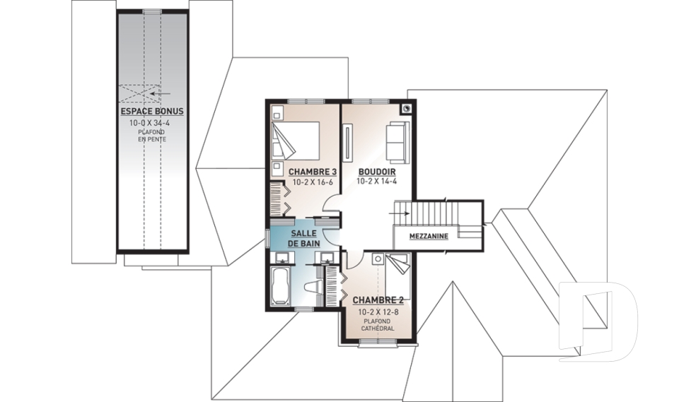 Étage -  - Cartwright