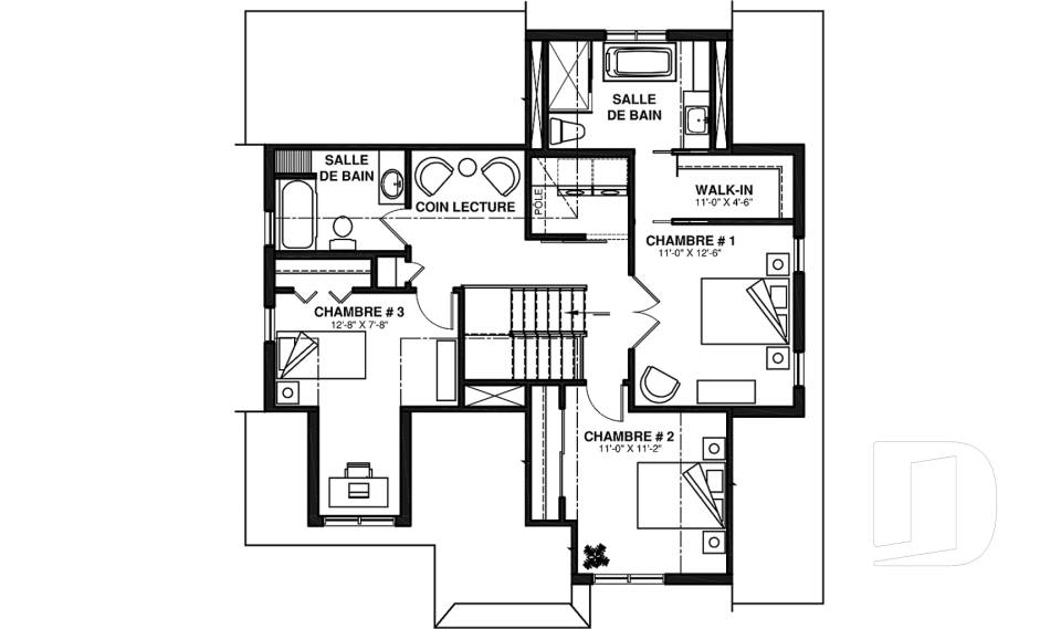 Étage -  - Augusta 3