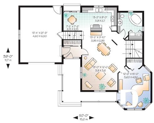 Rez-de-chaussée - Maison inspiration victorienne, bureau à domicile à entrée privée, chambres avec walk-in, grand espace boni - Michener