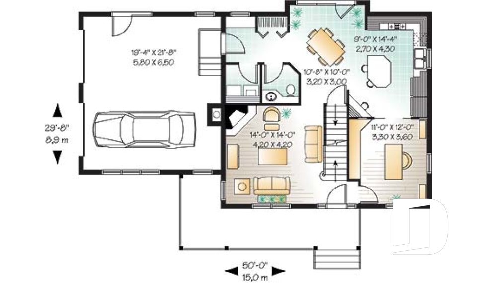 Rez-de-chaussée -  - La Prairie