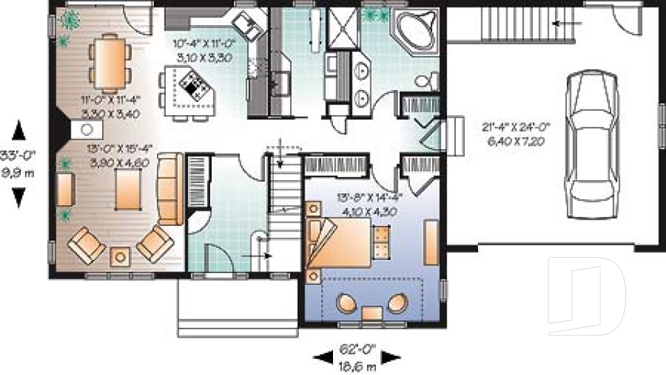 Rez-de-chaussée -  - Russell