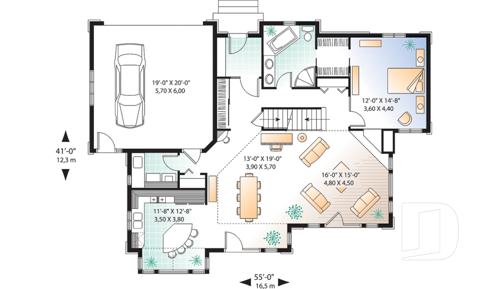 Rez-de-chaussée -  - Lavallée