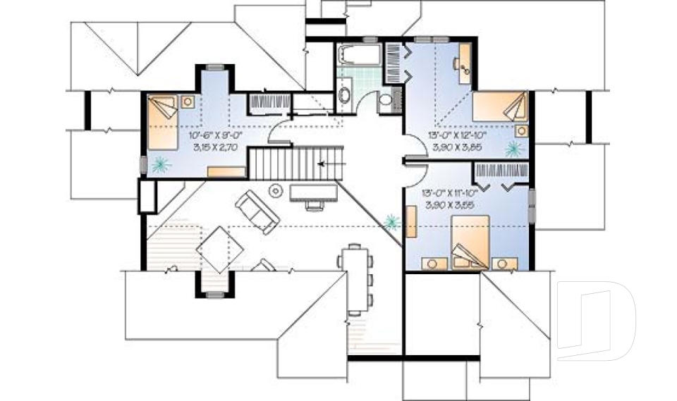Étage -  - Lavallée 2