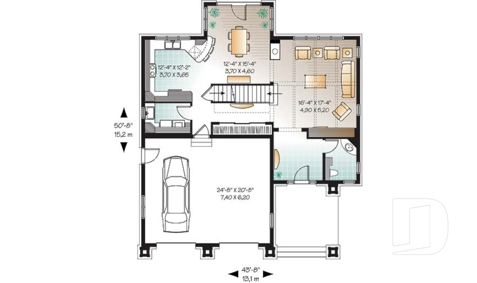 Rez-de-chaussée -  - Riopel
