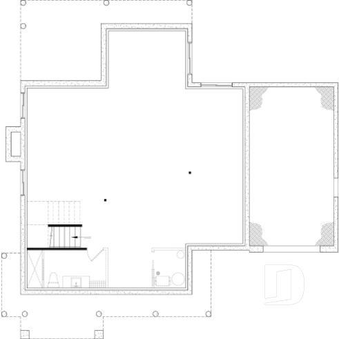 Sous-sol aménageable - Maison à étage 2 à 4 chambres, garage, garde-manger, terrasse abritée, bureau, sous-sol aménagé optionnel ($) - Rocheleau