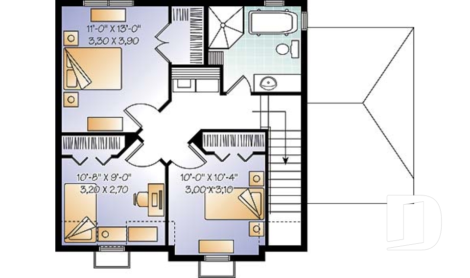 Étage -  - Victorien 2