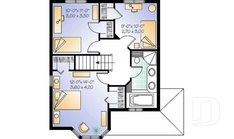 Étage -  - Davenport