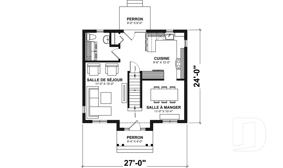 Rez-de-chaussée -  - Duranel 4