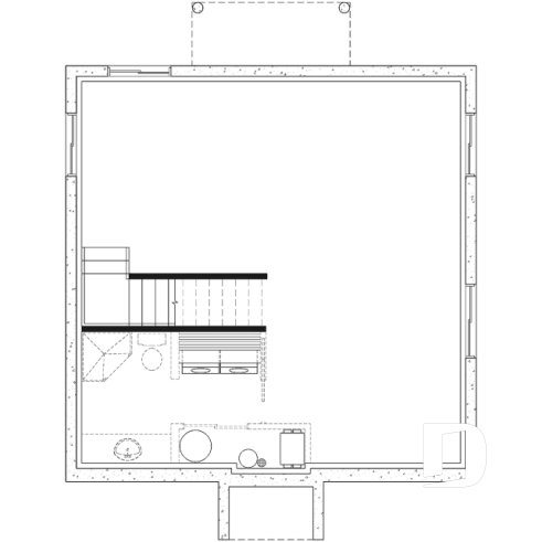Sous-sol aménageable - Cottage de style campagne française, 3 chambres, aire ouverte, superbe salle de bain familiale - Herschel