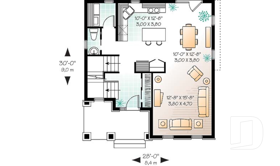 Rez-de-chaussée -  - 