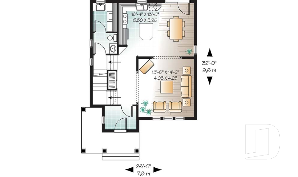 Rez-de-chaussée -  - Ambroix