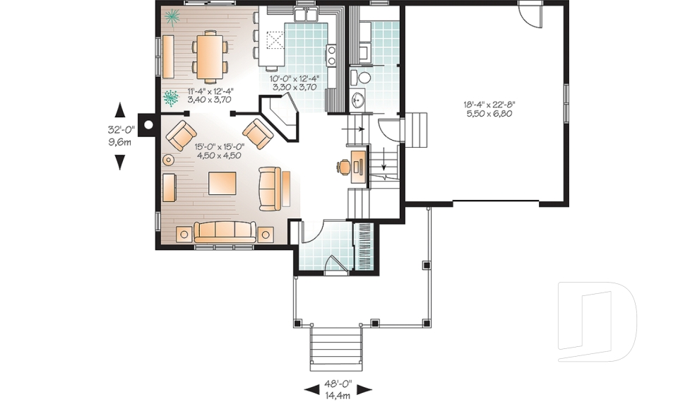 Rez-de-chaussée -  - Ambroix 3