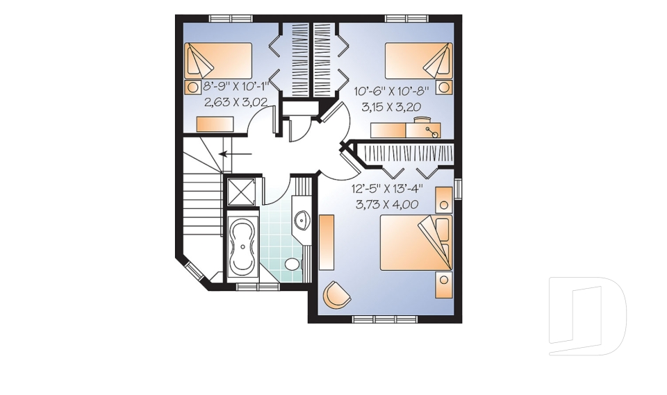 Étage option 1 -  - Beauvais
