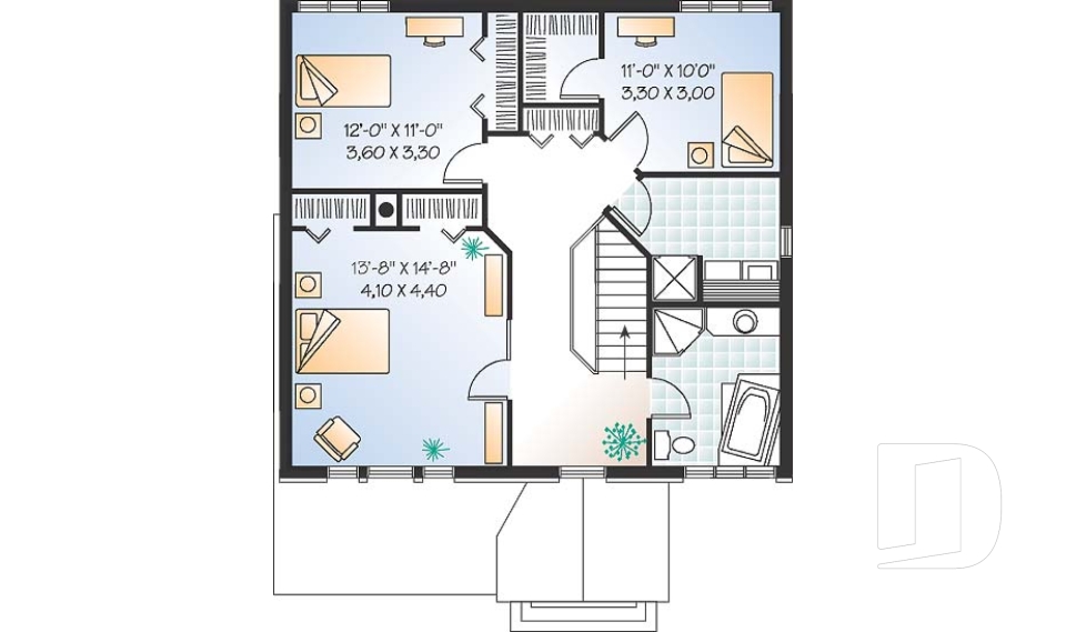 Étage -  - Myrtille
