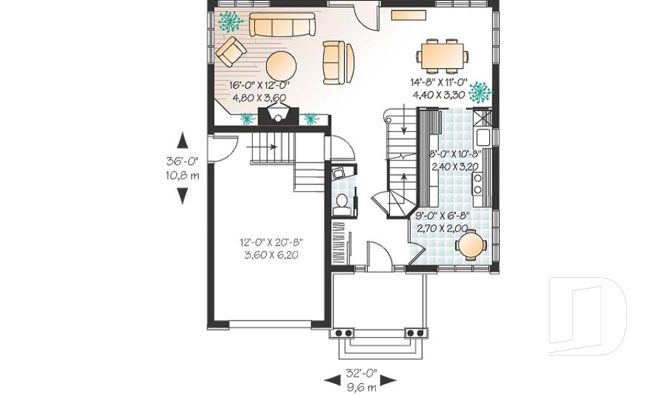Rez-de-chaussée -  - Myrtille