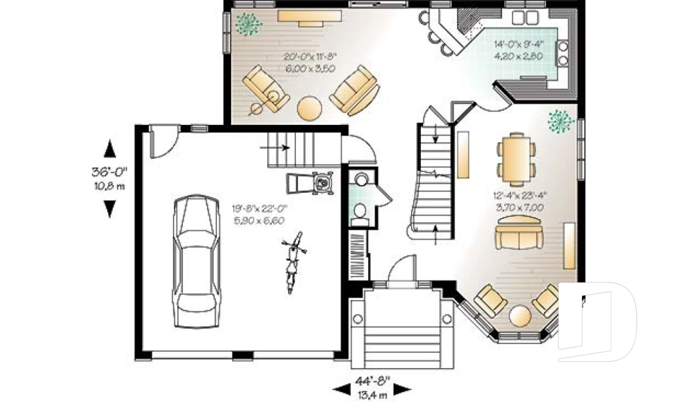 Rez-de-chaussée -  - Garrison