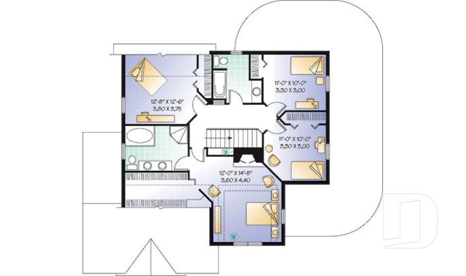 Étage -  - Hirondelle
