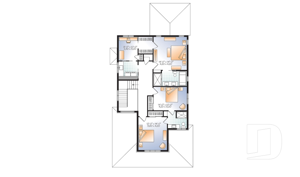 Étage -  - Gambrel 2