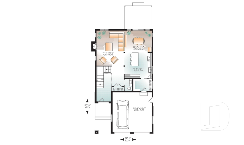 Rez-de-chaussée -  - Gambrel 2