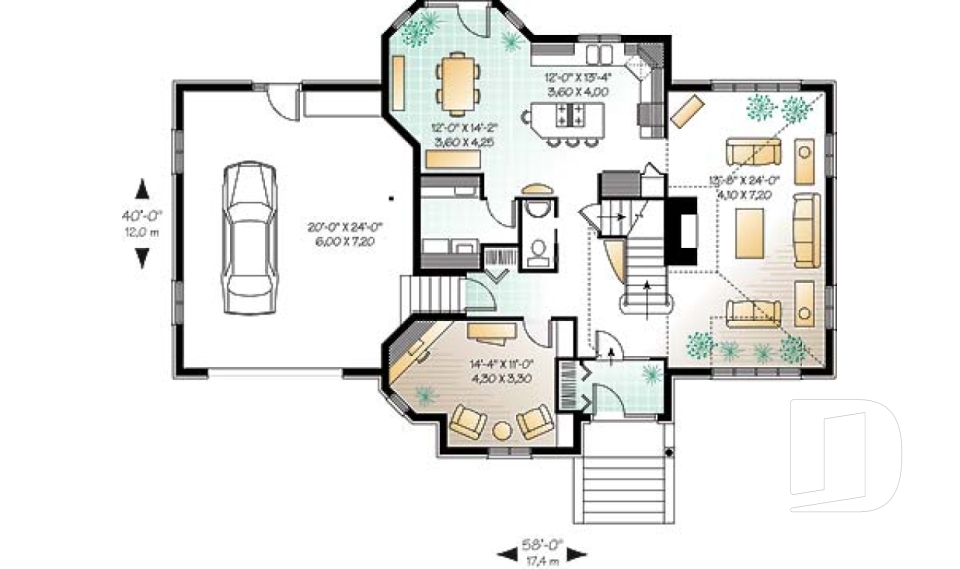 Rez-de-chaussée -  - Roberval