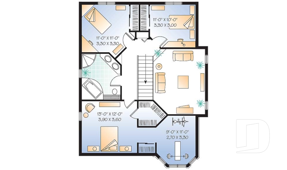 Étage -  - La Californienne