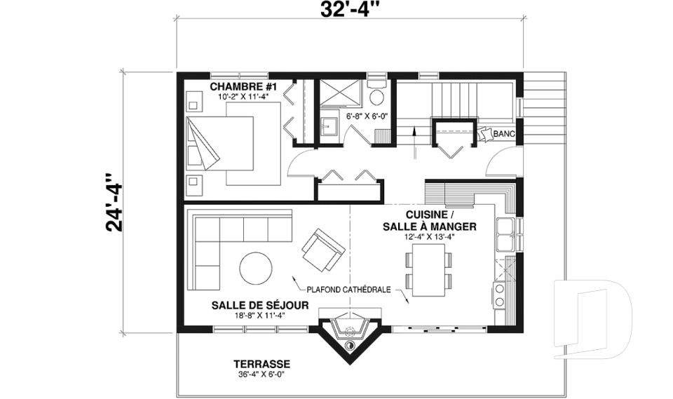 Rez-de-chaussée -  - Daméric 2