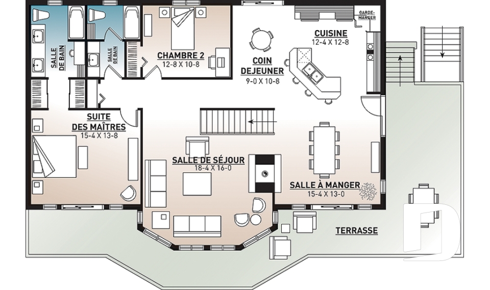 Rez-de-chaussée -  - Timberline