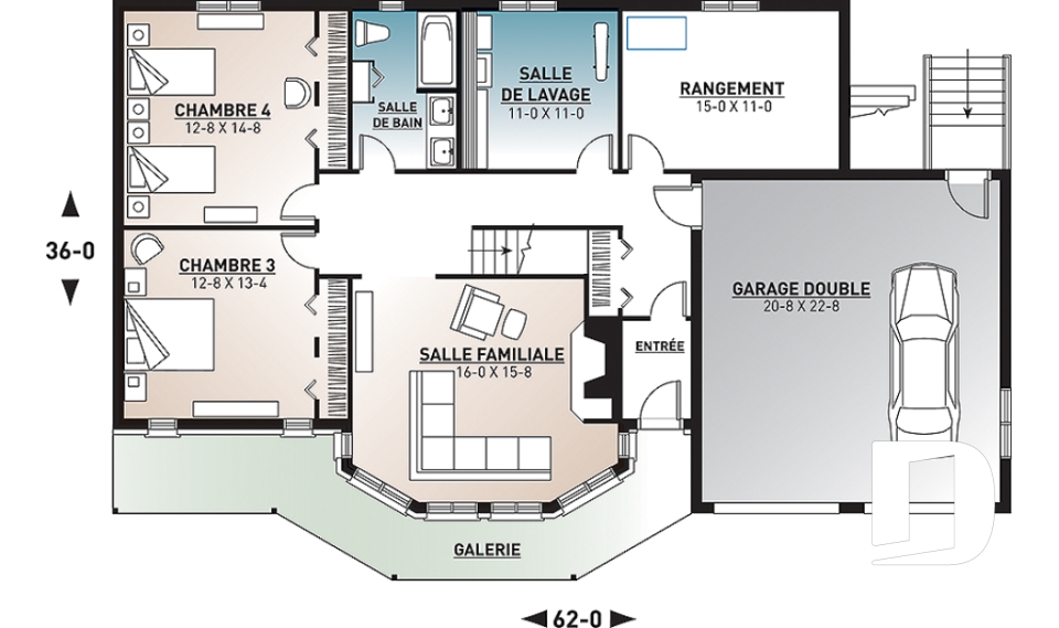 Sous-sol -  - Timberline