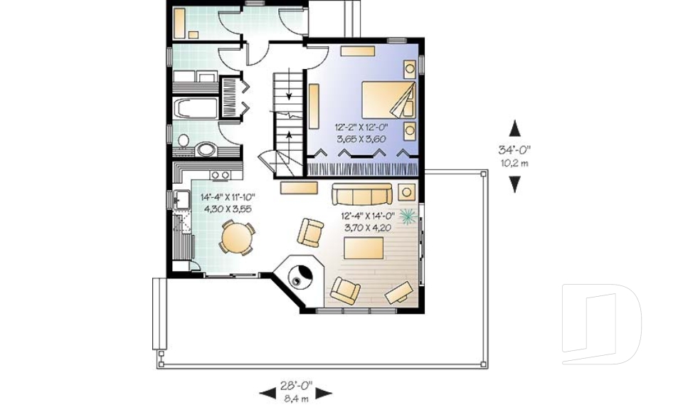 Rez-de-chaussée -  - Lakeview