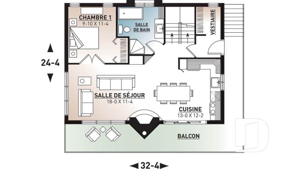 Rez-de-chaussée -  - Skybridge