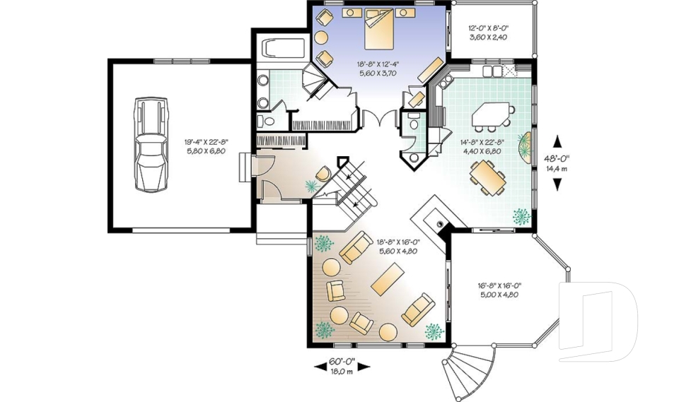 Rez-de-chaussée -  - Ionic