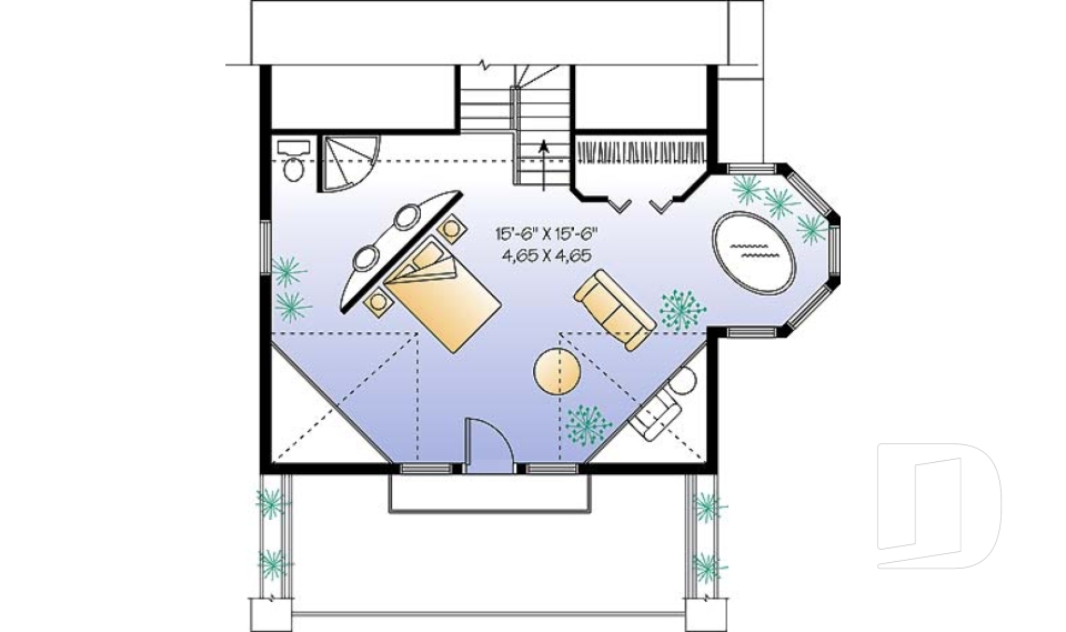 Étage option 1 -  - Jetty