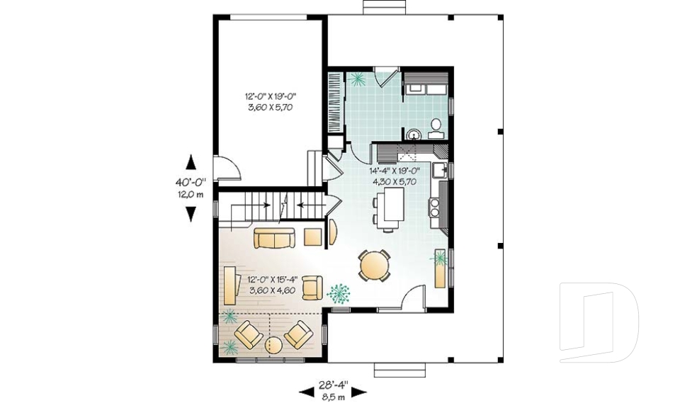 Rez-de-chaussée -  - Larch Lake