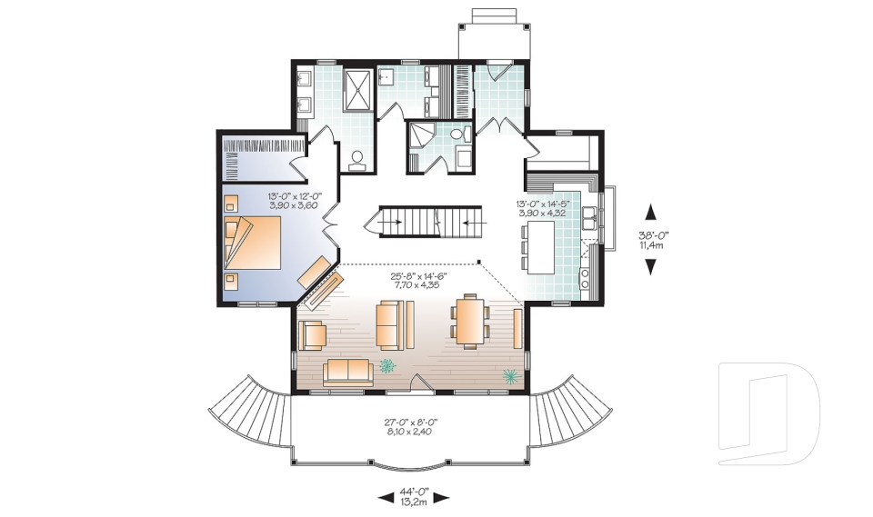 Rez-de-chaussée -  - Longchamp 6