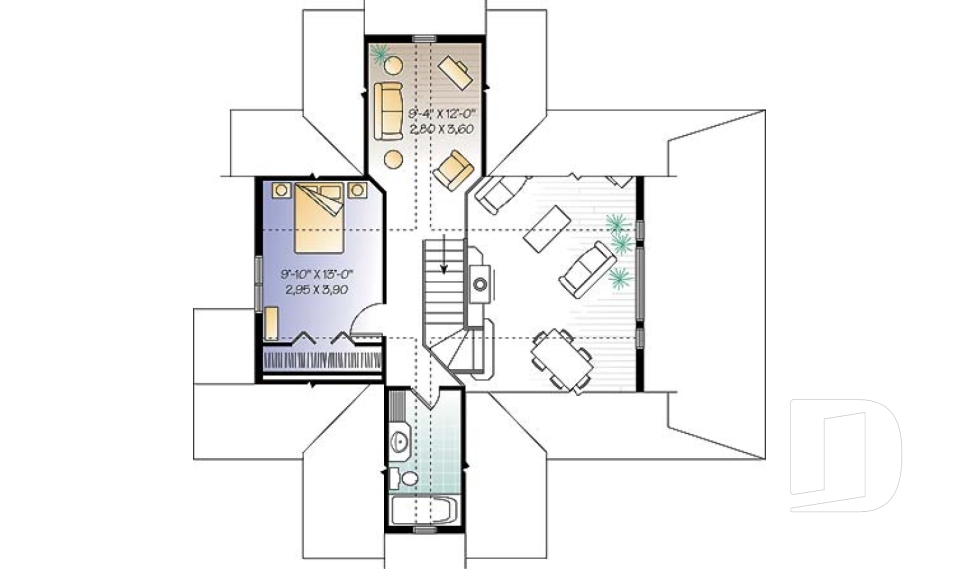 Étage -  - Longchamp 3