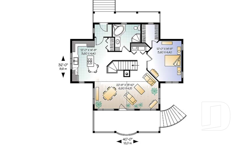 Rez-de-chaussée -  - Longchamp 4