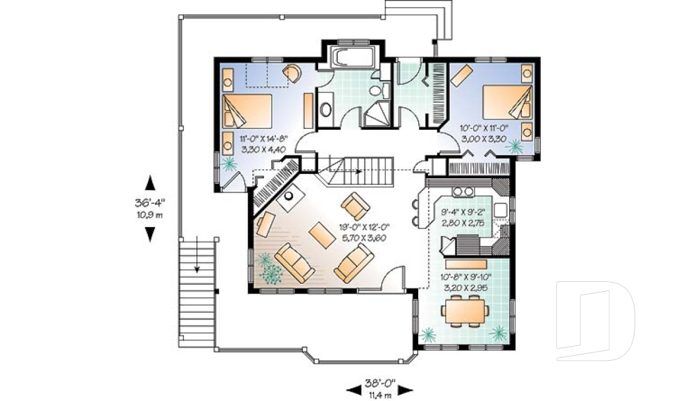 Rez-de-chaussée -  - William
