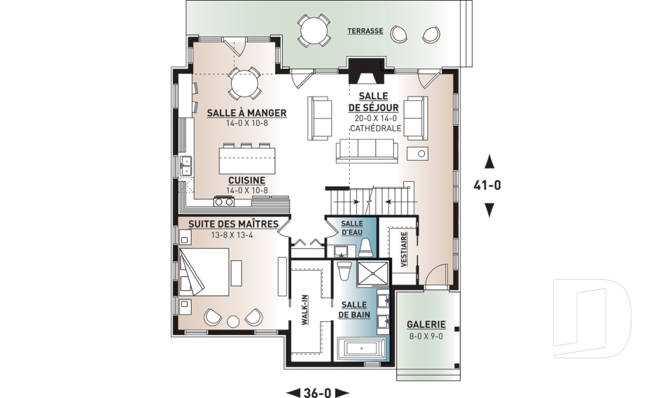 Rez-de-chaussée -  - Charlemagne 5